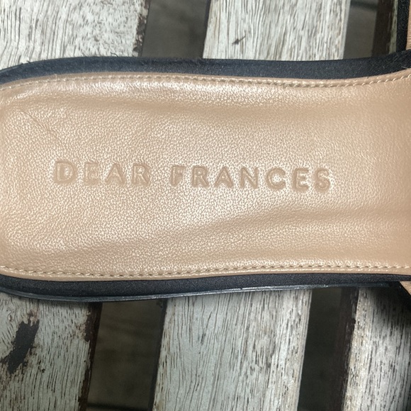 DEAR FRANCES black silky pearl flats size 37 - Picture 4 of 12